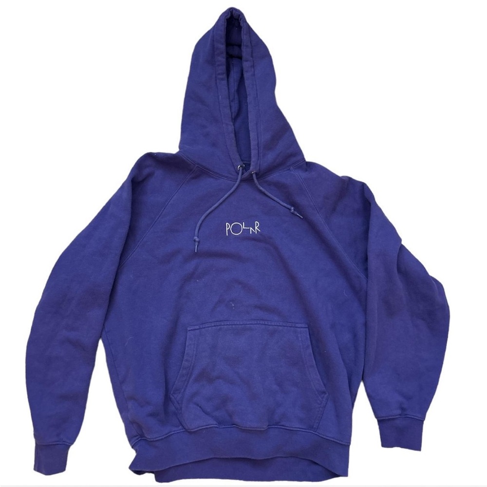 Large polar skate hoodie in purple